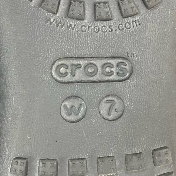 Crocs Women’s Size 7.0 Kadee II Flip Flops Triple Black Thong Sandals - Picture 10 of 10